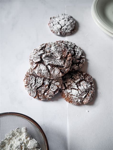 Brownie Mix Crinkle Cookies Bakingdudette