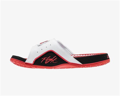Air Jordan Hydro 4 Retro White Fire Red Black Mens Shoes 532225 160