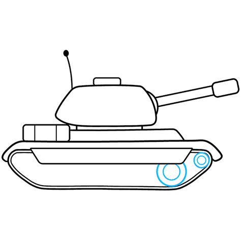 How To Draw A Army Tank Step By Step Then Add A Few Lines To The Bottom
