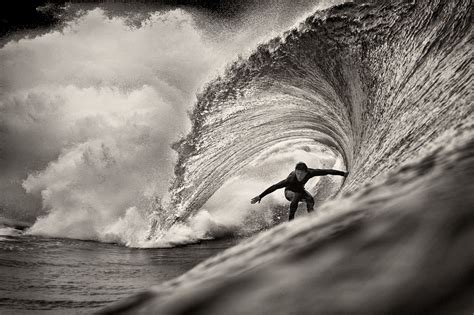 Fergal Smith Surfing Black And White George Karbus Photography