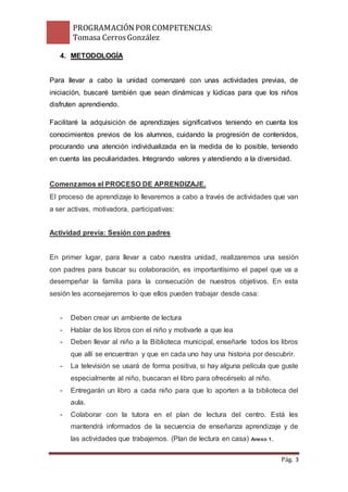 Unidad Didactica Lengua Y Literatura Pdf