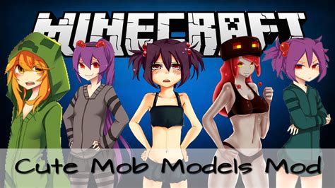 Minecraft Mod มอนเตอร์ผู้หญิง Cute Mob Models Mod Free Nude Porn Photos
