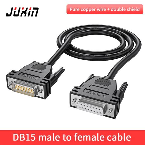 Industrial Grade Db15 Cable Male To Male To Female To Female 15 Pin