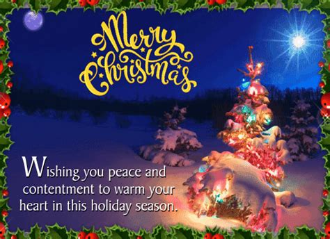 Warm Wishes This Christmas Season Free Merry Christmas Wishes Ecards