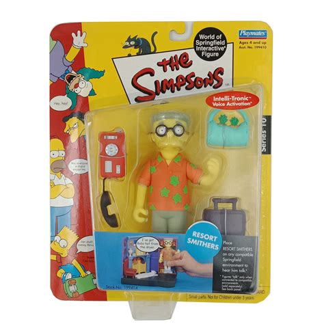 Alfys New And Vintage Toy Shop The Simpsons Resort Smithers Intelli Tronic Voice Activation ©2002