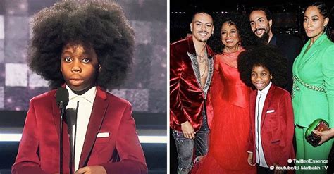 Diana Ross Grandson With The Awesome Afro Steals The Show At Grammys