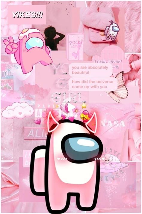 Pink Among Us In 2021 Wallpaper Iphone Cute Wallpaper Iphone Neon