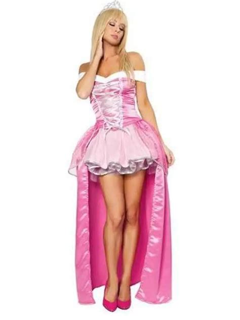 Buy Sexy Cosplay Costume Carnival Dress 2015 Pink Princess Women Halloween