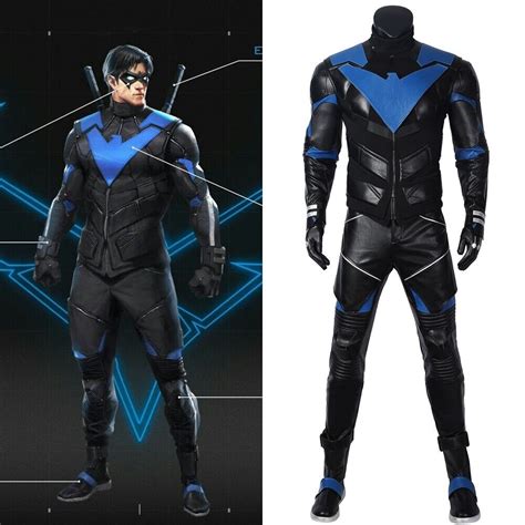 Batman Gotham Knight Nightwing Costume Cosplay Suit Handmade Ebay