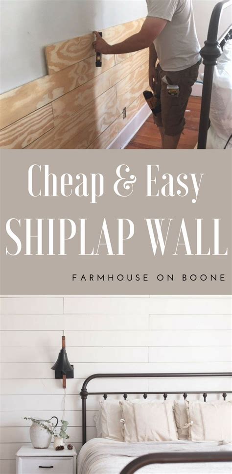 I absolutely love this tutorial!! Foreclosure Home Remodeling | Shiplap wall diy, Diy ...