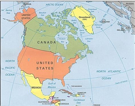 25 Hermoso Mapa Continente Americano Con Sus Paises Y Capitales