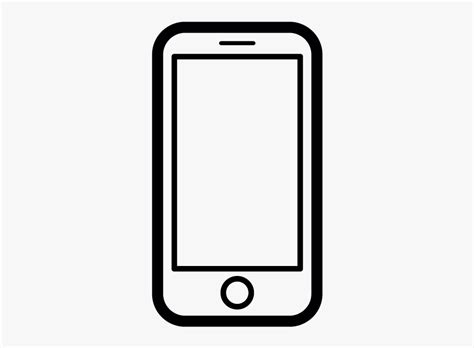 Vector Clipart Iphone Smartphone Clipart Black And White Free