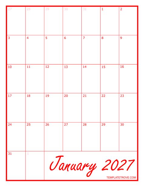 Monthly Calendar 2023 With Notes Calendar Quickly Printable Monthly