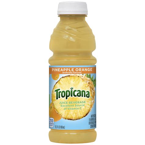 Tropicana Pineapple Orange Artificially Flavored Juice Beverage Blend