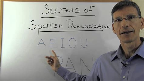 Secrets Of Spanish Pronunciation 1 Fundamentals Youtube