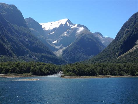 Milford Sound A Fiord In Fiordland National Park New Zealand South