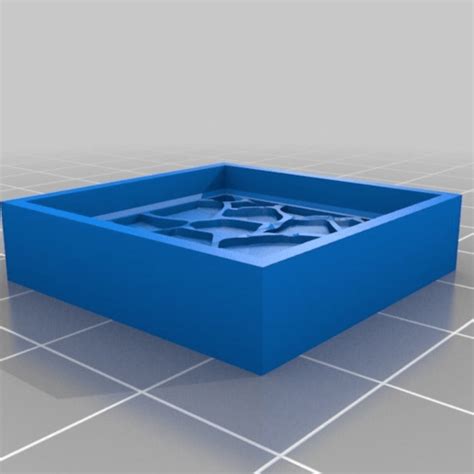 Download Free 3d Printer Templates 25mm Dungeon Tile Molds For Bakeable