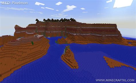 Minecraft 172 Mesa Biome Spawn Seed Pixelmon