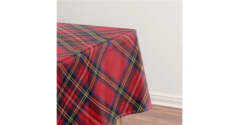 Royal Stewart Tartan Plaid Table Cloth Tablecloth Zazzle