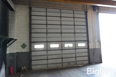 X Insulated Roll Up Door W Opener Bigiron Auctions