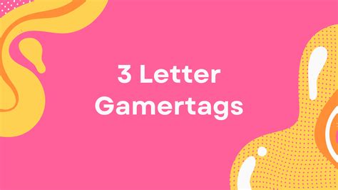 145 Cool 3 Letter Gamertags List Namesbuddy