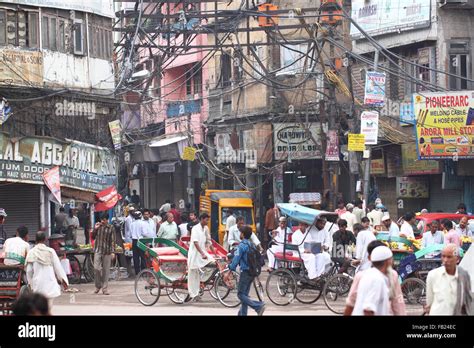India Street View Stock Photo Alamy