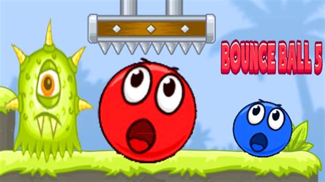 Bounce Red Ball 5 Jump Ball Hero Adventure Gameplay Walkthrough All