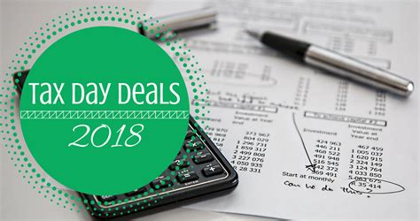 2018 Tax Day Deals And Freebies Southern Savers
