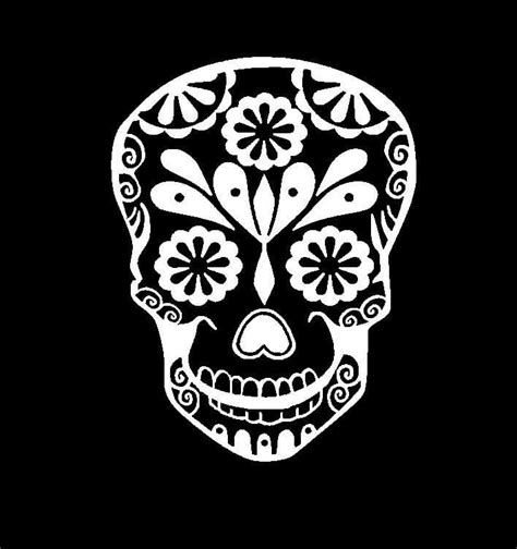 sugar skull vinyl decal sticker custom sticker shop