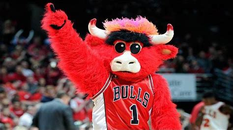 Chicago Bulls Mascot Benny The Bull Chicago Bulls Mascot Chicago