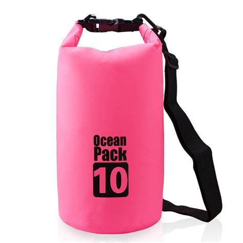 Lightahead Pink Waterproof Dry Bags 10L With Free Waterproof Cellphone ...