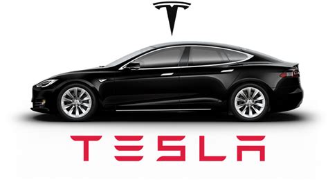 Download Tesla Logo And Black Model S Black Tesla Model S P100d