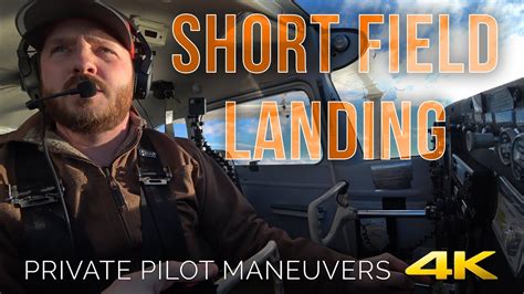 How To Fly Short Field Landing Youtube