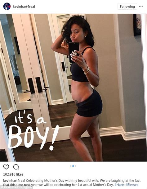 Kevin Hart Reveals His Wife Eniko Parrish Is Pregnant Daily Mail Online