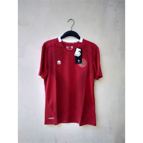 Jual Jersey Baju Bola Timnas Indonesia Home 2020 2022 Original Replika Mills Shopee Indonesia