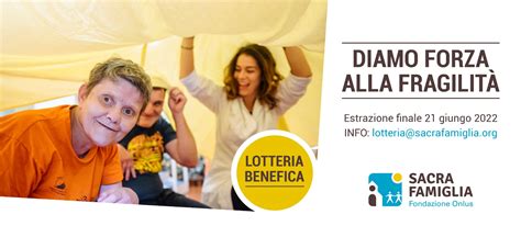 Lotteria Benefica Sacra Famiglia Rete Del Dono