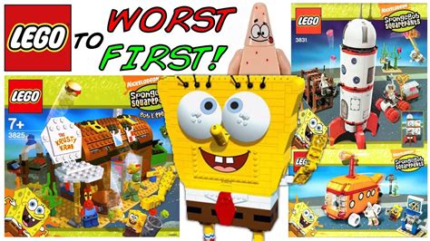 lego worst to first all lego spongebob sets brickhubs