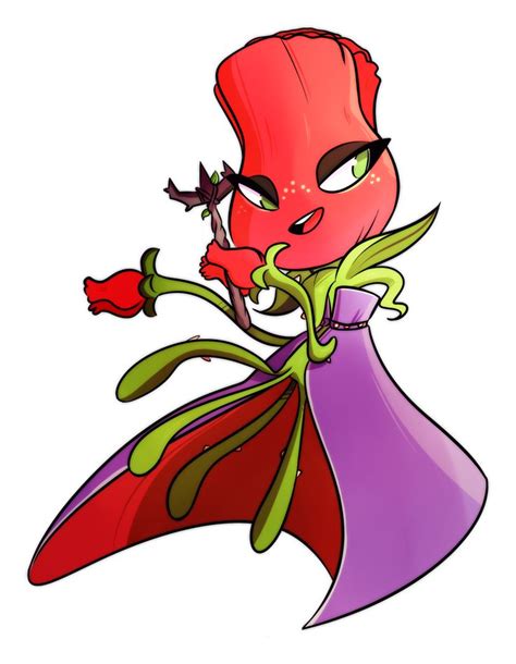 rose by call me fantasy on deviantart plant zombie plants vs zombies anime art