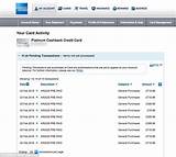 Photos of Www American Express Credit Card Statement