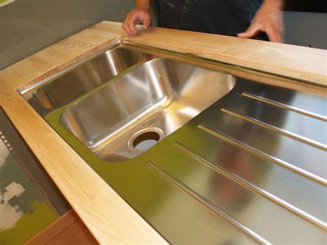 I ended up having one custom made by a stainless steel fabricator because i wanted stainless countertops with the sink welded in. boholmen undermount | we put the large double bowl ...