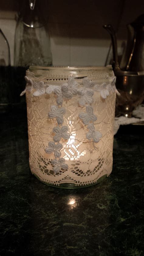 Diy Lace Candle Holder Tutorial Artofit