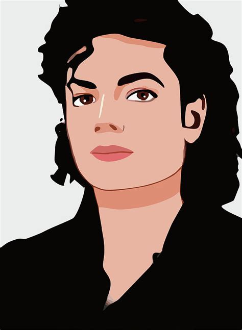 Michael Jackson Cartoon Portrait 3 Digital Art By Ahmad Nusyirwan Pixels