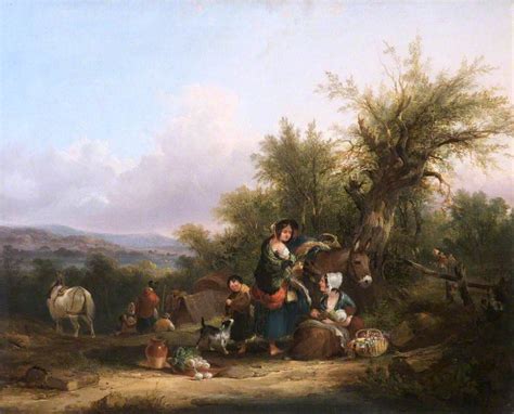 A Group Of Gypsies Painting William Shayer Snr Oil Paintings Giclee