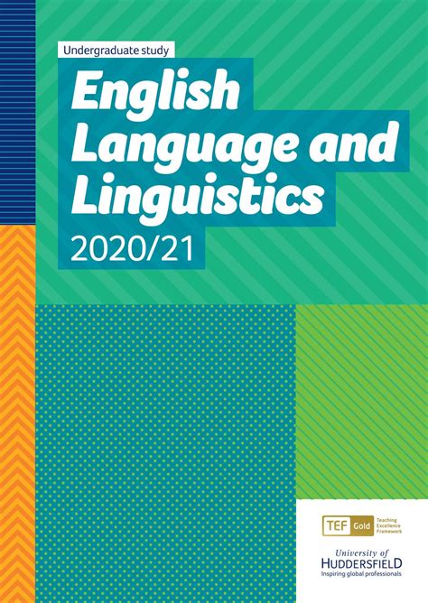 English Language And Linguistics Undergraduate Study 202021 By