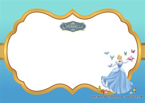 Free Printable Cinderella Birthday Party Kits Template Free