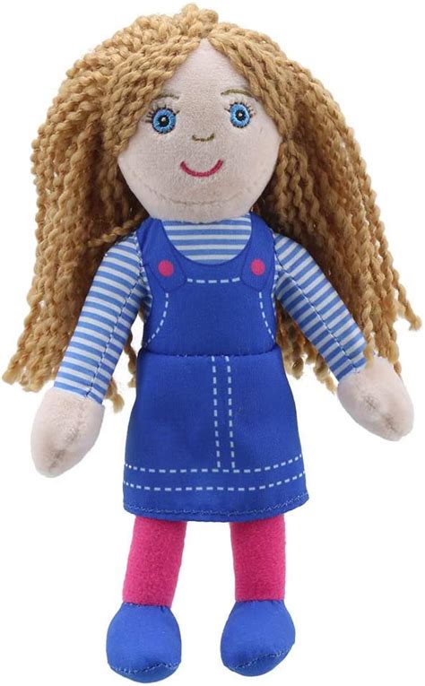 The Puppet Company Finger Puppets Girl Light Skin Tone Amazon