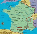 Lyon Map France | Holiday Map Q | HolidayMapQ.com