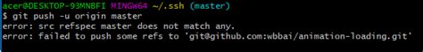 Error SRC Refspec Master Does Not Match Any Error Failed To Push Some Refs To ProgrammerAH
