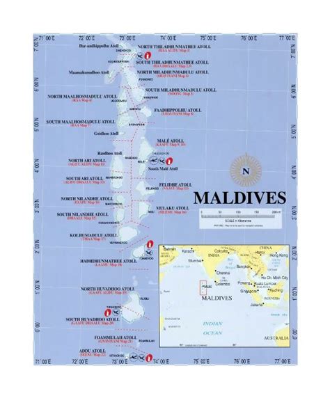 Mapa Politico De Maldivas Maldivas Asia Mapas Del Mundo