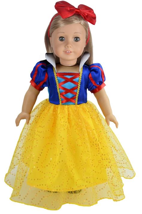 Ebuddy Halloween Costume Inspired By Snow White Doll Clothes Dress